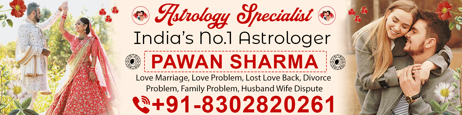 Astrologer Pawan Sharma Ji +91-8302820261